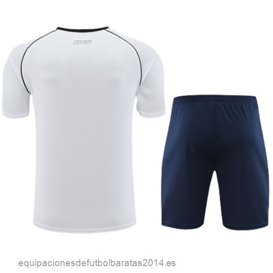 Nuevo Entrenamiento Conjunto Completo Napoli 23/24 Blanco Azul Baratas